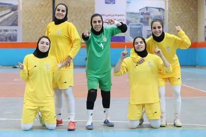 گزارش تصویری/ تمرین و تلاش دختران فوتسال ایران در صفادشت