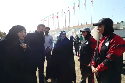 دیدار نمایندگان مجلس شورای اسلامی با تیم ملی فوتبال بانوان