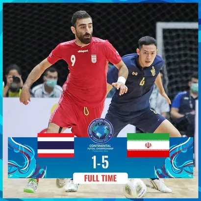 ایران قهرمان تورنمنت فوتسال تایلند شد