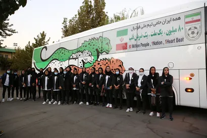 تهران - تاشکند همراه بانوان فوتبال ایران