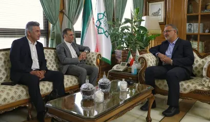 دیدار سرپرست فدراسیون فوتبال با شهردار تهران