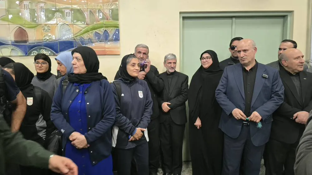 تیم ملی فوتبال بانوان وارد مرز بازرگان شد