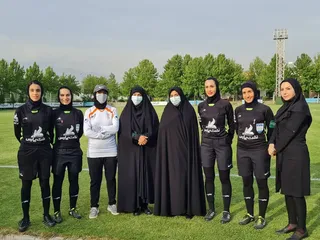 دیدار دوستانه تیم های ملی فوتبال بانوان بزرگسالان و زیر 20 سال 