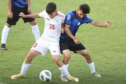 گزارش تصویری دیدار تیم ملی فوتبال نوجوانان و جوانان آسیا ویژن تهران