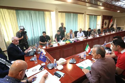برگزاری جلسه هماهنگی دو بازی دوستانه عراق و ایران در هتل بغداد