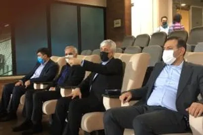 حضور وزیر ورزش و جوانان در تمرینات تیم ملی فوتبال
